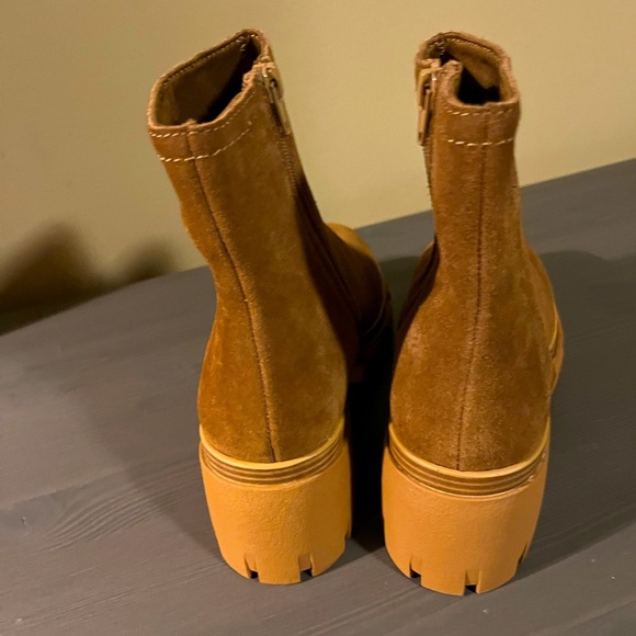 Steve Madden Halt Platform Sued Boots NEW - Picture 6 of 8